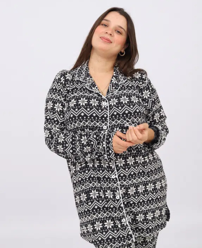 Pyjama Imprimé en Coton